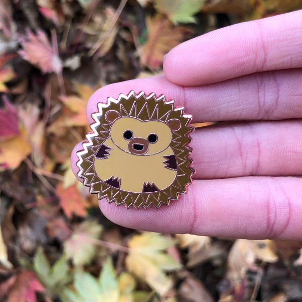 Hedgehog Enamel Pin Cheap