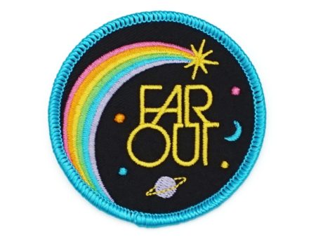 Far Out Iron On Patch Fashion