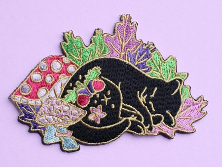 Fall Cat Iron-On Patch Online