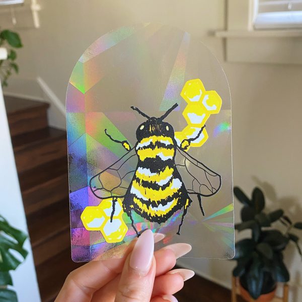 Bee Suncatcher Window Decal Online