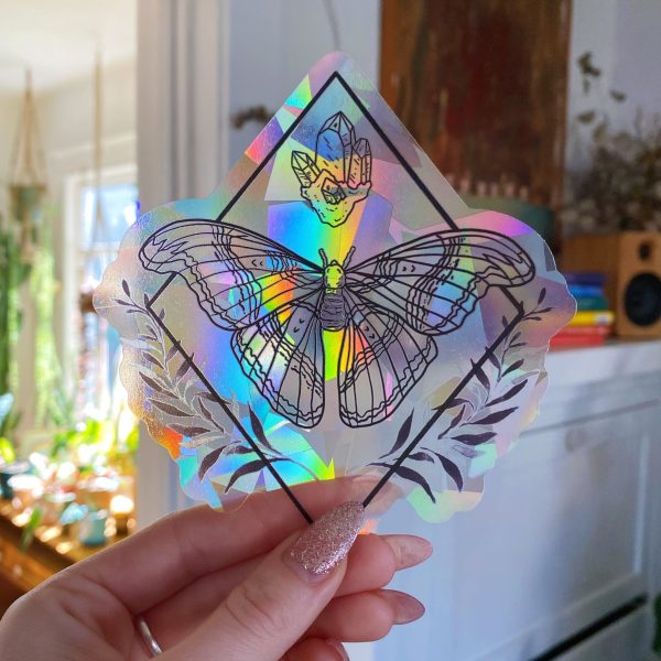 Moth Suncatcher Window Decal Online now