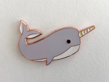 Narwhal Enamel Pin Hot on Sale