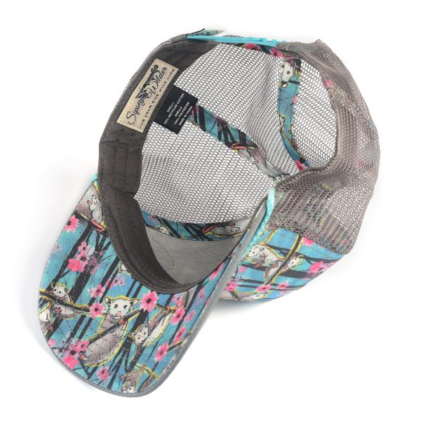 Opossum Blossom Trucker Hat Online Hot Sale