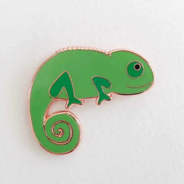 Chameleon Enamel Pin Online Hot Sale