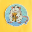 Cuddle Buddies Fancy Rat Vinyl Sticker For Discount