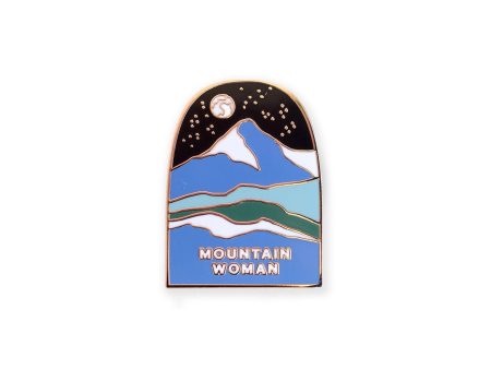 Mountain Woman Enamel Pin Sale