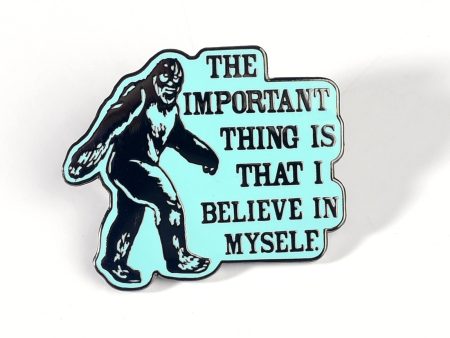 Bigfoot Believe Enamel Pin Online Hot Sale