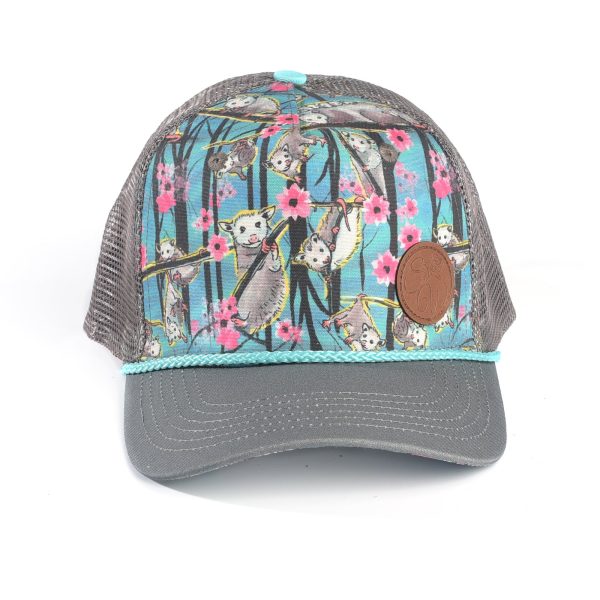 Opossum Blossom Trucker Hat Online Hot Sale