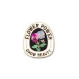 Flower Power Enamel Pin For Cheap