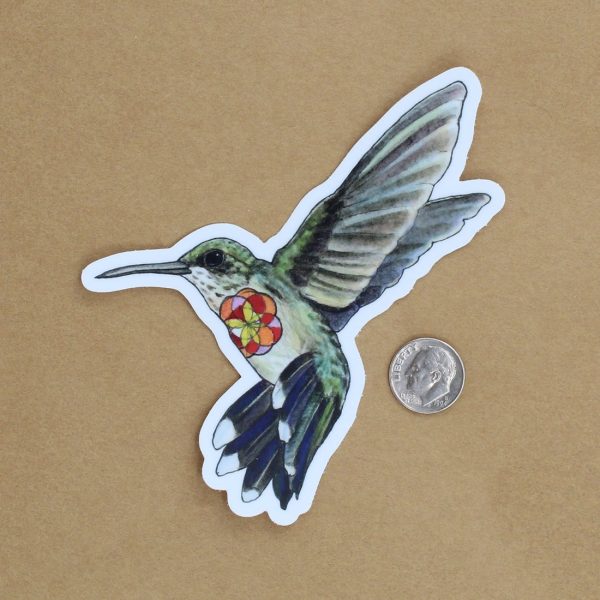 Hummingbird Vinyl Sticker For Cheap