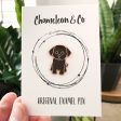 Brown Puppy Enamel Pin Sale