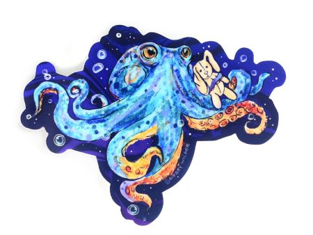 Cuddle Buddies Octopus Vinyl Sticker on Sale