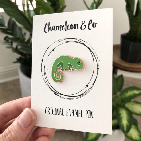 Chameleon Enamel Pin Online Hot Sale