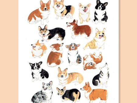 Corgi Club Print (8x10) Hot on Sale