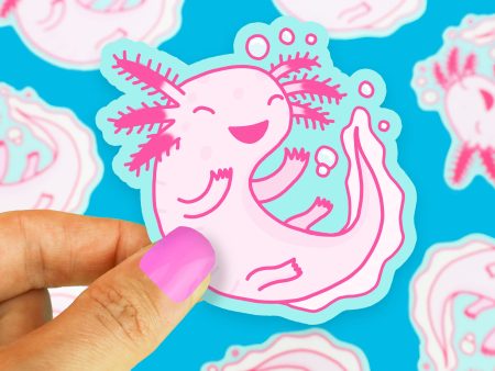 Axolotl Vinyl Sticker Online Hot Sale