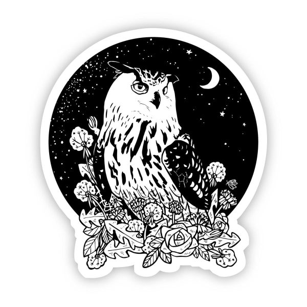 Night Owl Vinyl Sticker Fashion