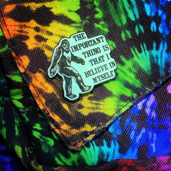 Bigfoot Believe Enamel Pin Online Hot Sale