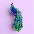 Peacock Enamel Pin Hot on Sale