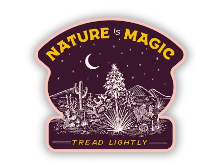 Nature is Magic Vinyl Sticker Fashion